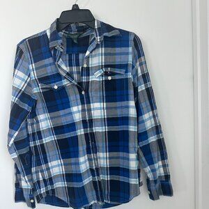 Lauren Jeans Co. Ralph Lauren Plaid Flannel Shirt | Cotton Button-Down